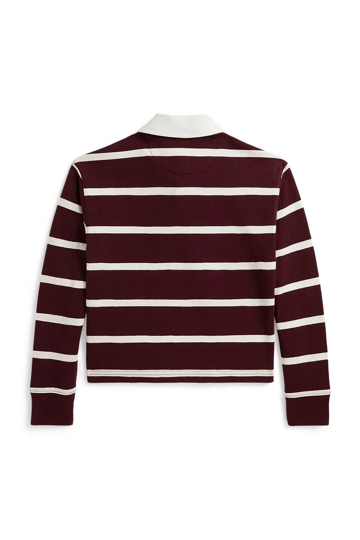 Djevojčice Polo Ralph Lauren polo majica za djecu od pamuka 313B26234001 bordo