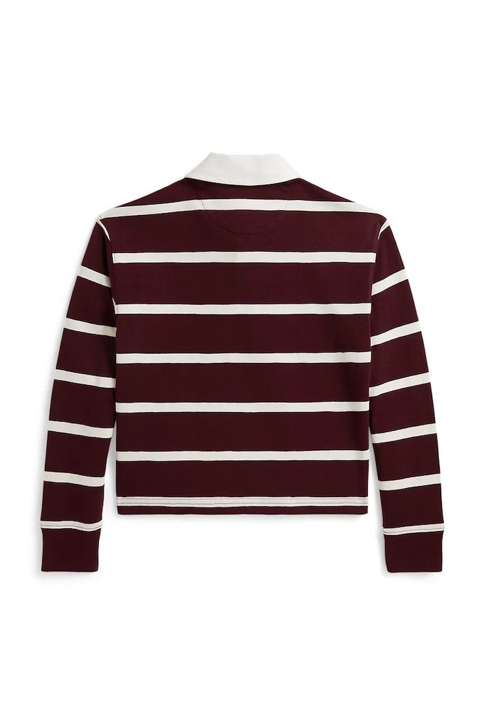 Djevojčice Polo Ralph Lauren polo majica za djecu od pamuka 313B26234001 bordo