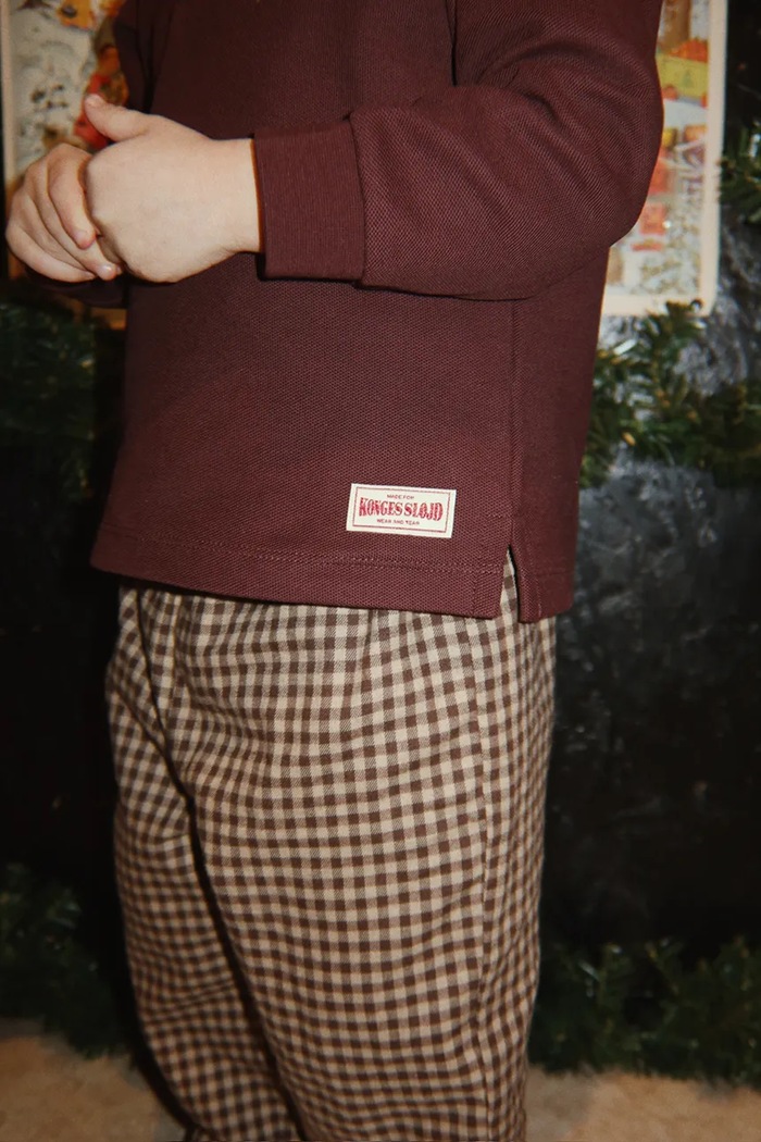 Konges Sløjd Longsleeve dziecięcy bawełniany FLORIAN LS POLO GOTS KS106471.9BY2