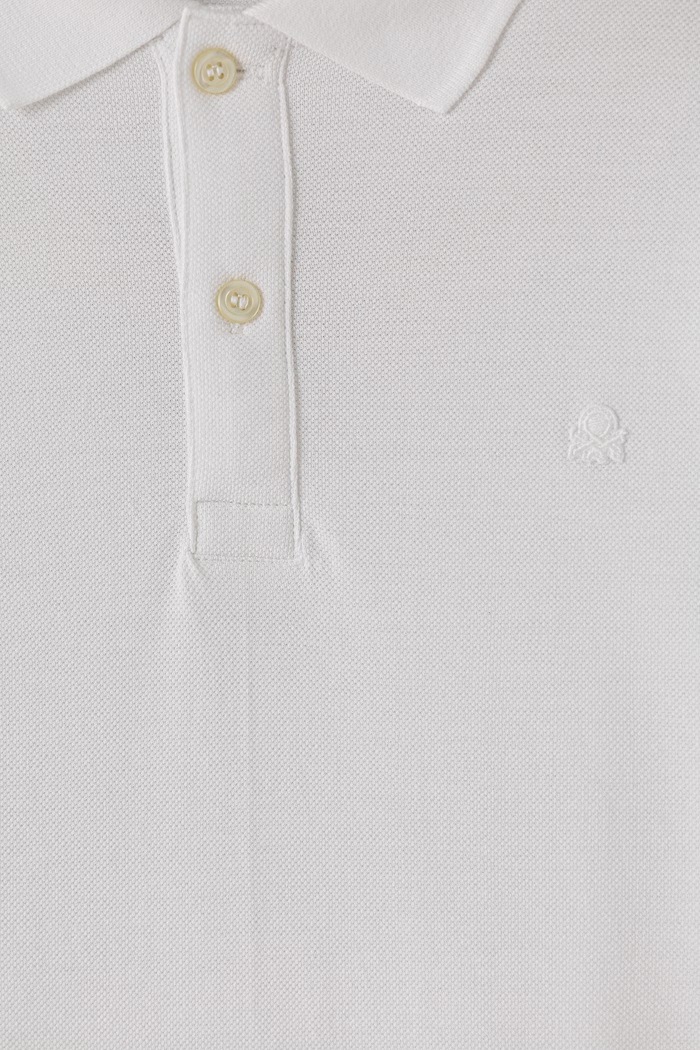 Chłopiec United Colors of Benetton Longsleeve dziecięcy bawełniany 3089C302E.G.Seasonal biały