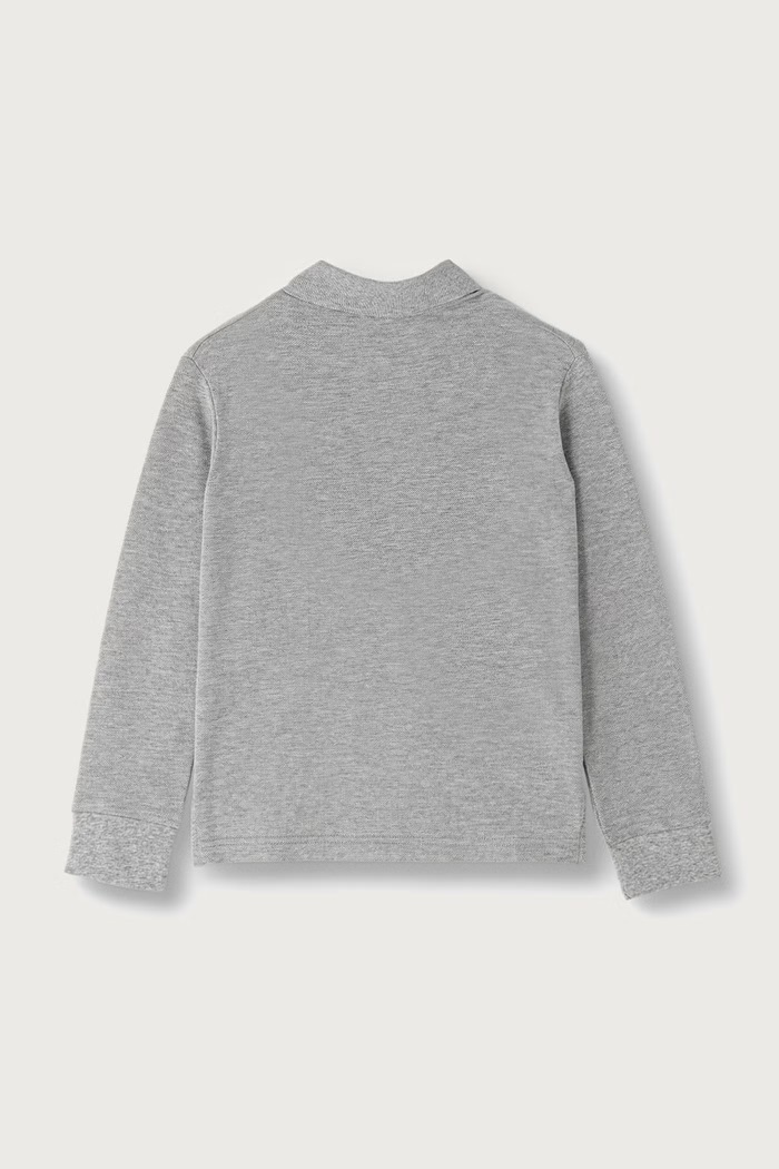 United Colors of Benetton Longsleeve dziecięcy bawełniany 3089C302E.G.Seasonal szary AW26