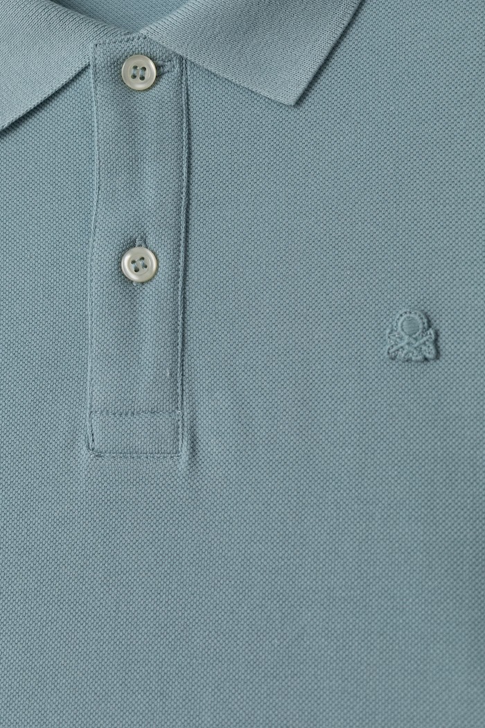 Chlapec United Colors of Benetton Polo tričko detské bavlnené 3089C302D.G.Seasonal tyrkysová