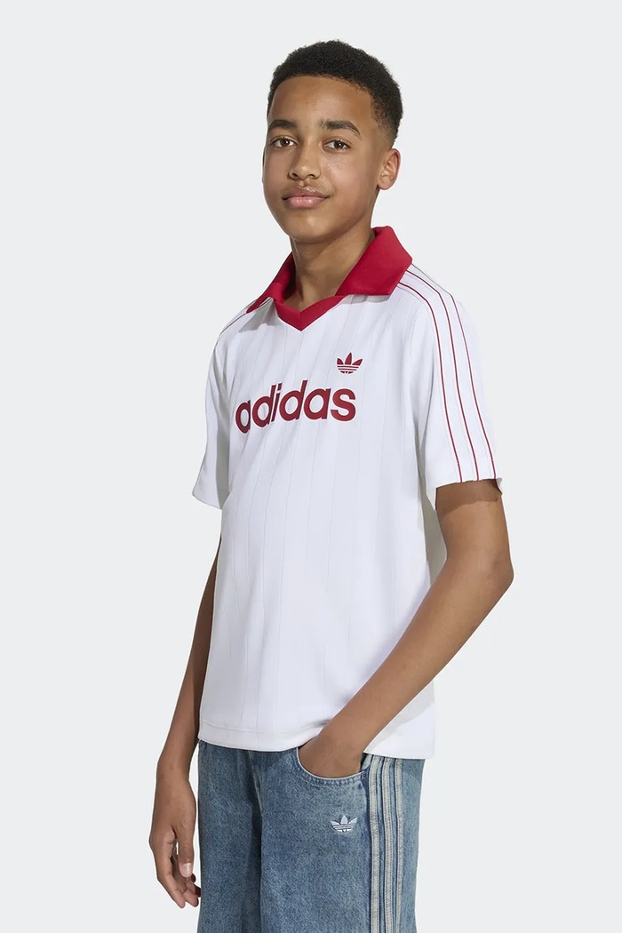 Polo dziecięce adidas Originals KR6537 biały