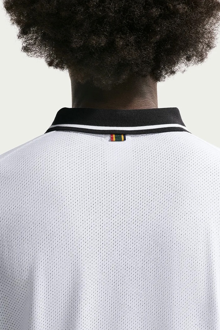 Odzież Nike Sportswear Polo sportowe męskie z bawełną NikeCourt Heritage FQ2101.100 biały