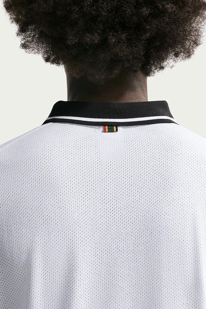 Odzież Nike Sportswear Polo sportowe męskie z bawełną NikeCourt Heritage FQ2101.100 biały