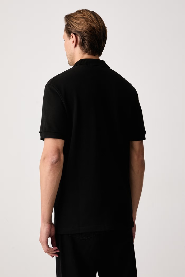 Lacoste Polo sportowe męskie bawełniane PH9796 czarny AW26