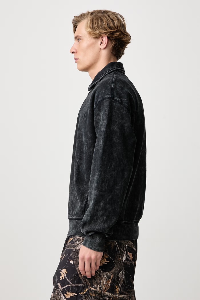 Lambert Polo Sweat sweatshirt cotton Men's Carhartt WIP I037105 black
