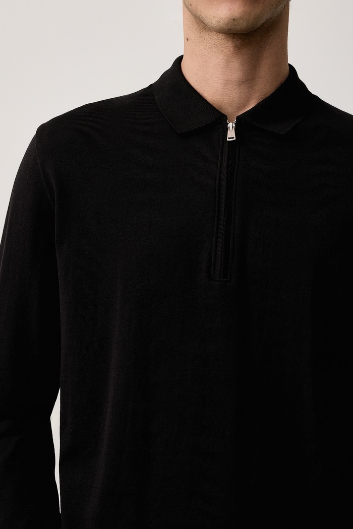 Longsleeve męski bawełniany Marc O'Polo 5000019416 czarny