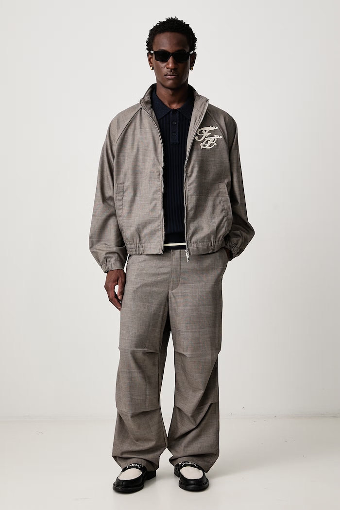 Filling Pieces Polo swetrowe bawełniane męskie 422670500246 niebieski AW26