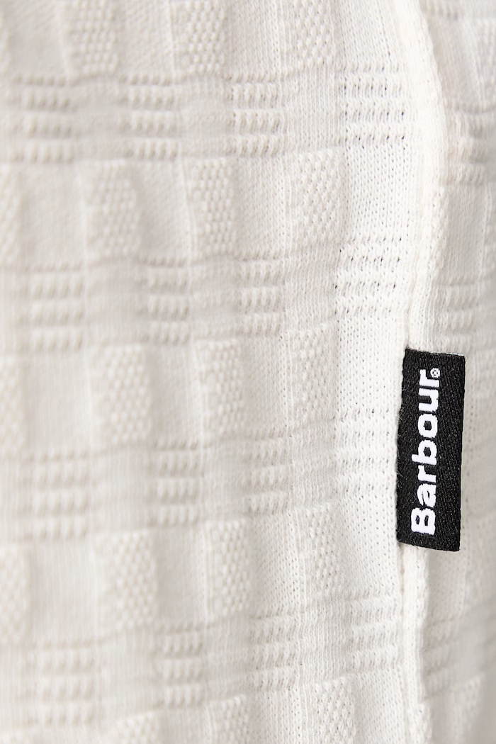 Polo męskie bawełniane Faversham Barbour beżowy MML1585