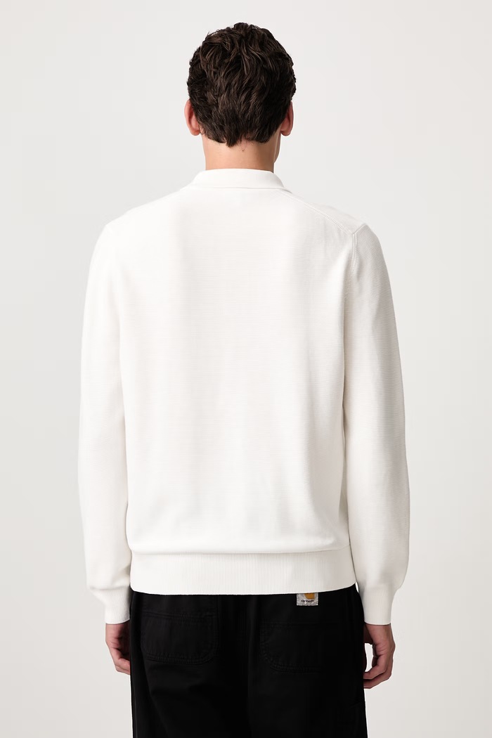 Odzież Lacoste Sweter bawełniany męski AH9904.70V beżowy