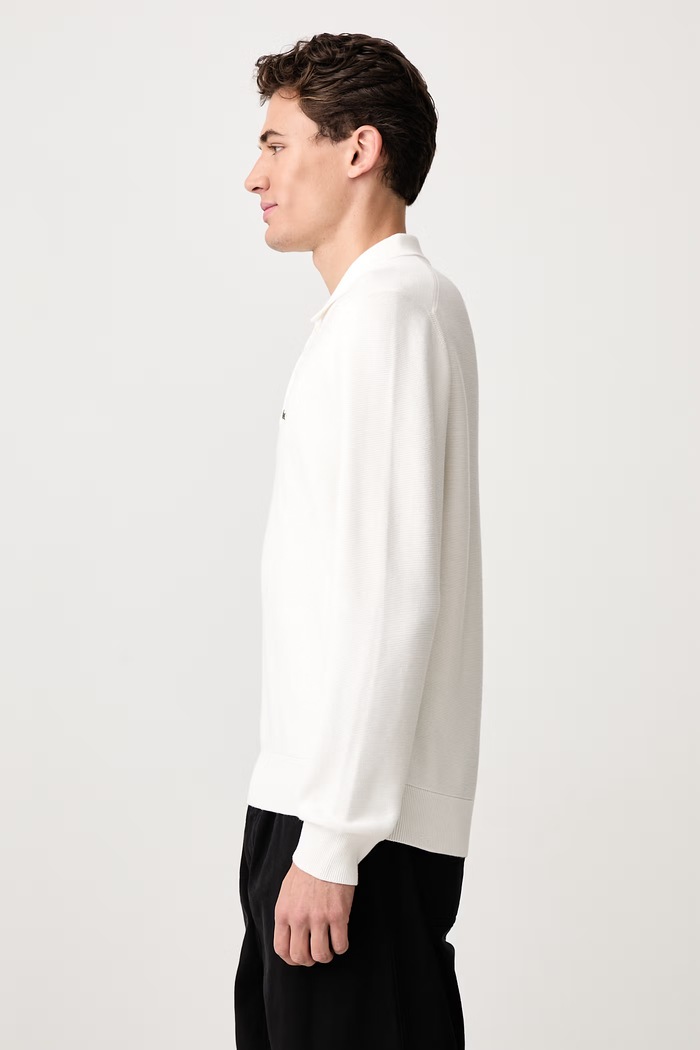 Sweter bawełniany męski Lacoste AH9904.70V beżowy