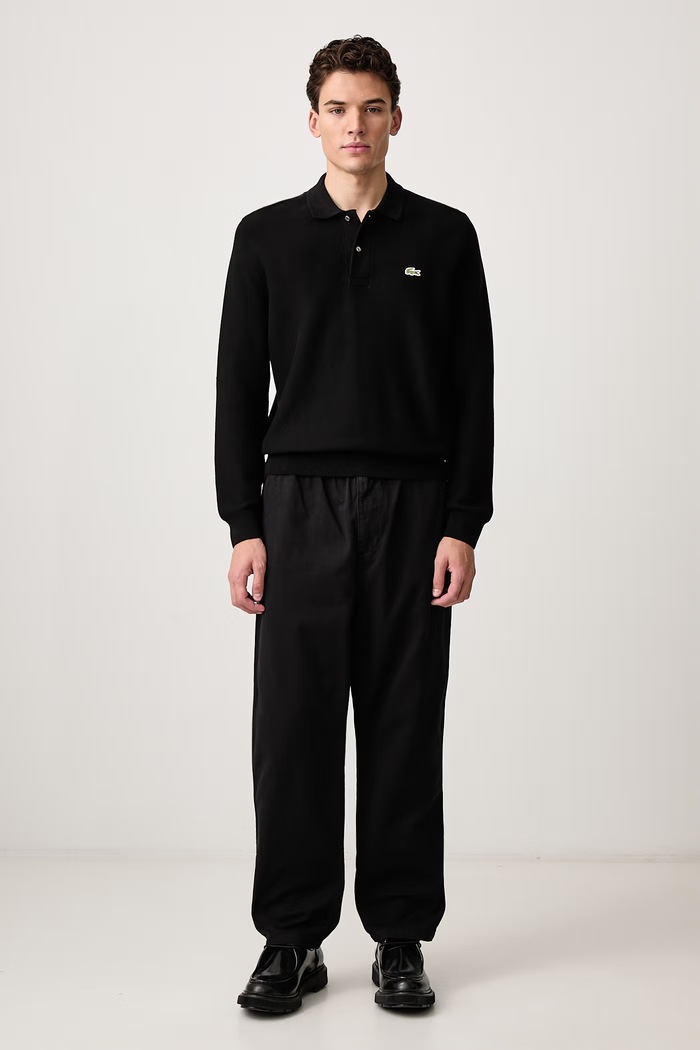 Lacoste Sweter bawełniany męski AH9904.031 czarny AW26