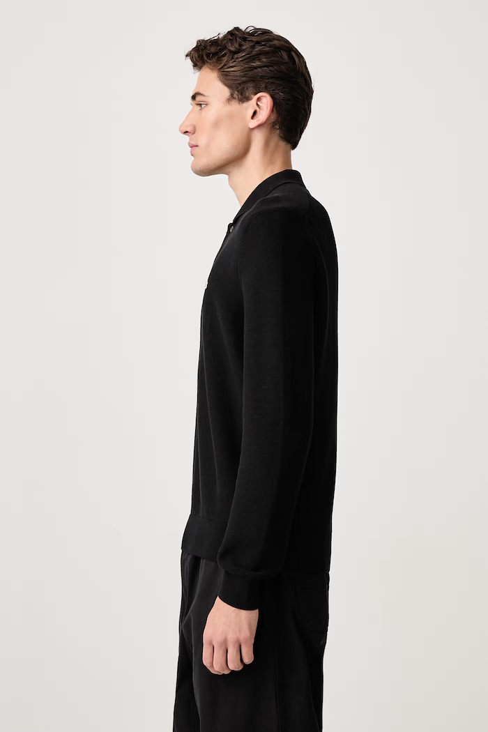 Sweter bawełniany męski Lacoste AH9904.031 czarny