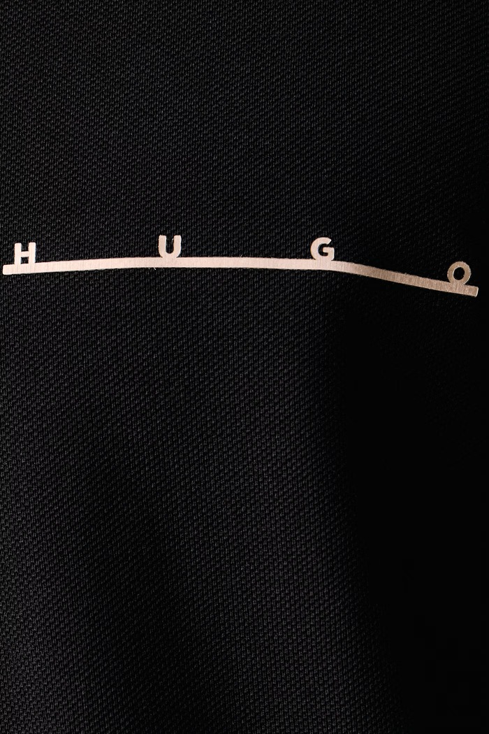 Polo majica za muškarce od pamuka Datripolo HUGO crna 50568132