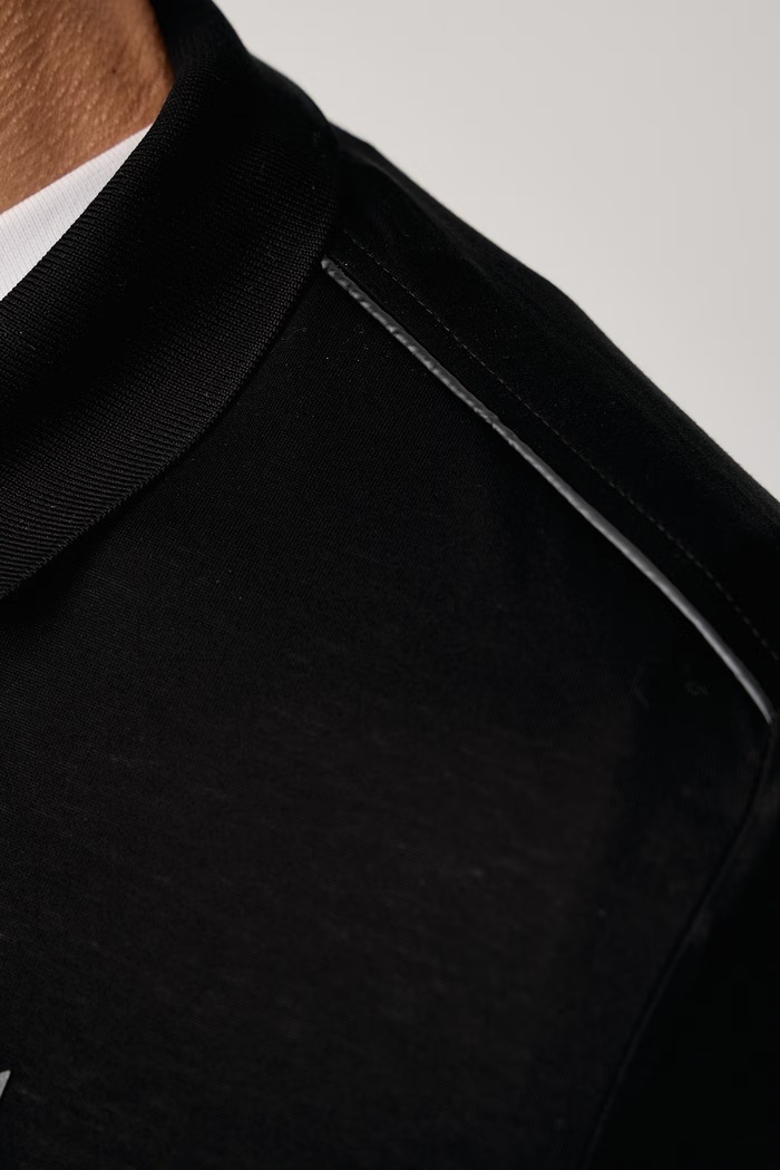 Μακρυμάνικο ανδρικό βαμβακερό Karl Lagerfeld μαύρο 564200.745002