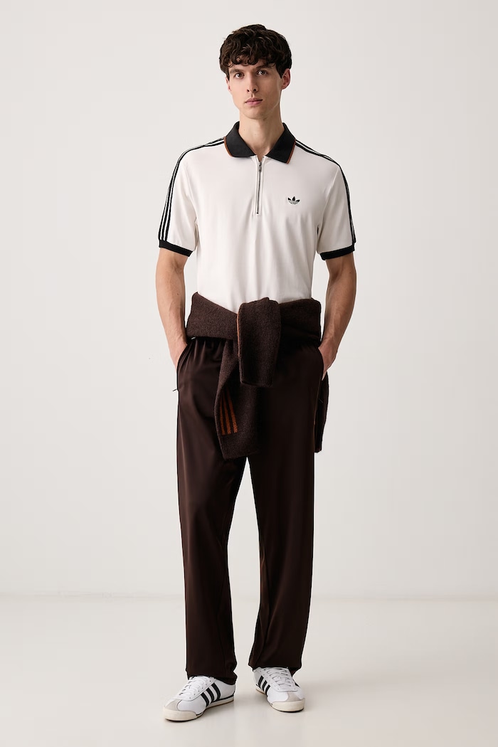 adidas Originals Polo męskie z bawełną KE4171 biały AW26