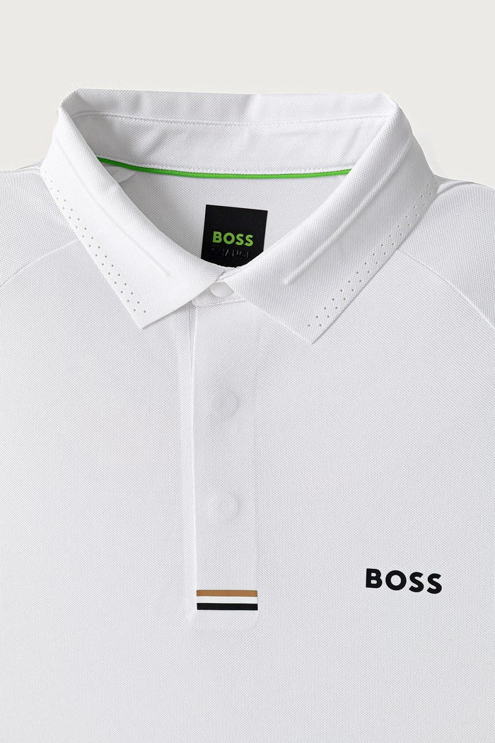 Odjeća BOSS Green Polo majica za muškarce PL_GOC Paddytech 50570012 bijela