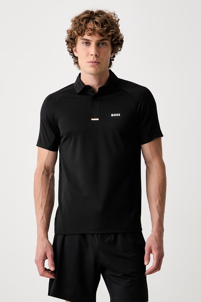 BOSS Green polo majica moška PL_GOC Paddytech črna 50570012