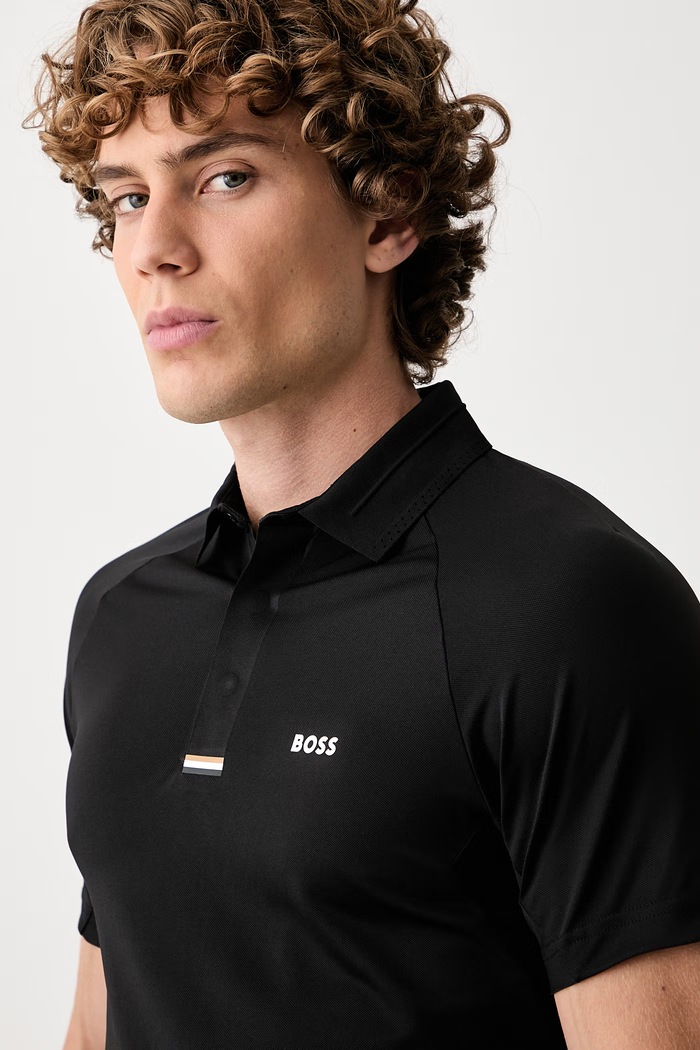 BOSS Green polo majica moška PL_GOC Paddytech črna 50570012