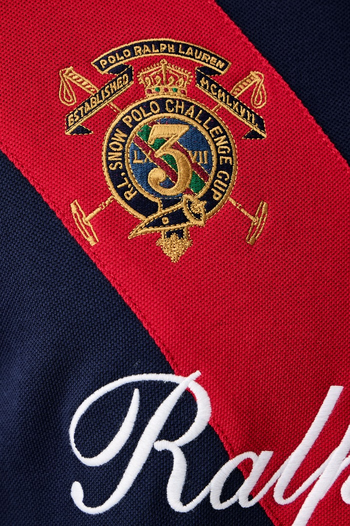 Polo męskie bawełniane Polo Ralph Lauren granatowy 710B28592