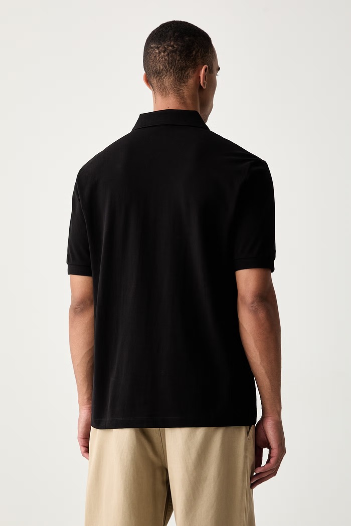 Oblečenie Armani Exchange polo tričko pánske bavlnené XM003554.AF13026 čierna