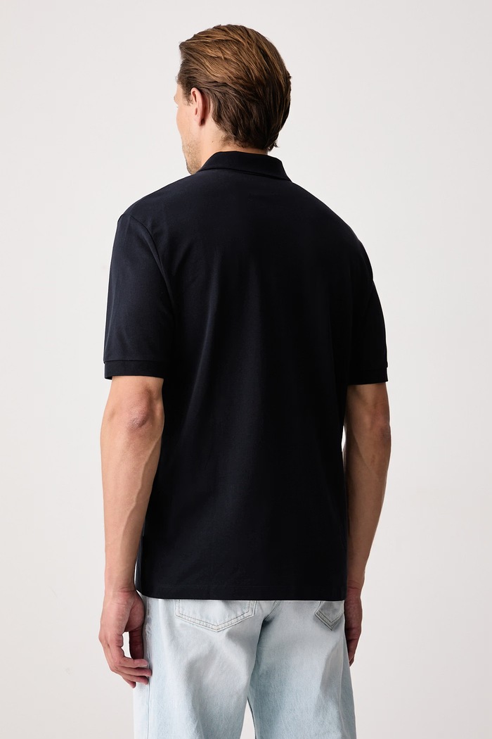 Armani Exchange Polo tričko pánske bavlnené XM002965.AF13026 tmavomodrá AW26