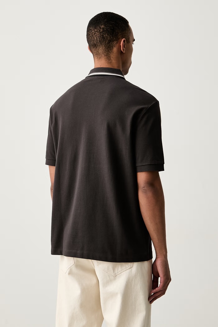 Odzież Armani Exchange polo męskie bawełniane XM002939.AF13026 brązowy