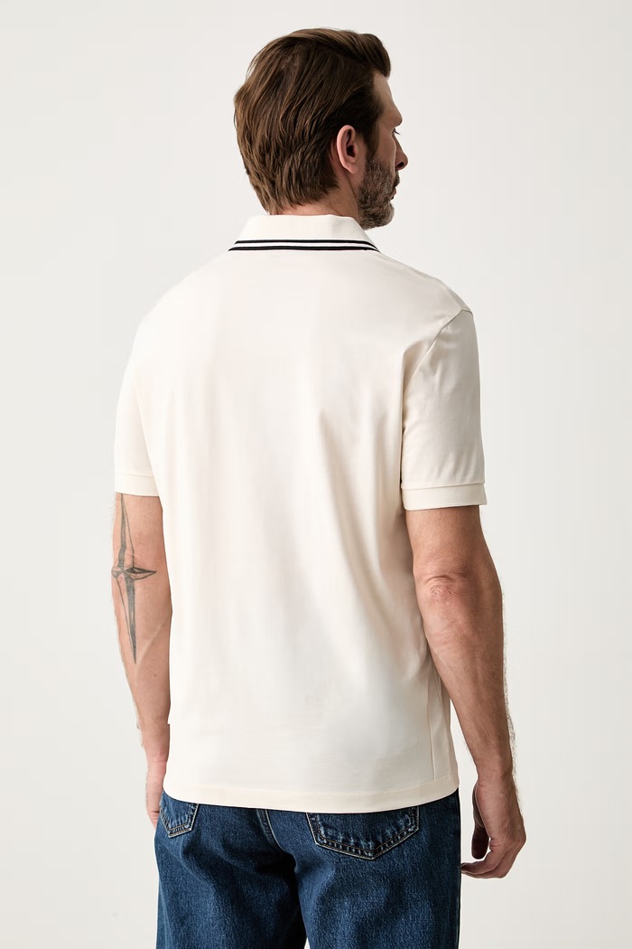 Odjeća Armani Exchange polo majica za muškarce od pamuka XM002933.AF10337 bež