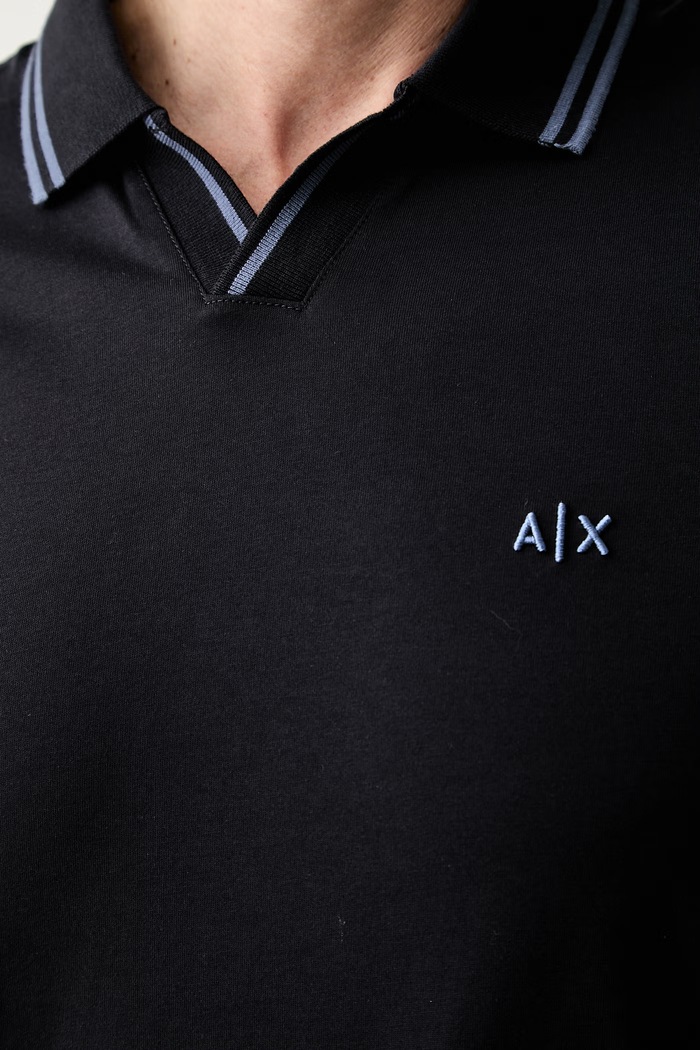 Armani Exchange polo tričko pánske bavlnené XM002933.AF10337 tmavomodrá