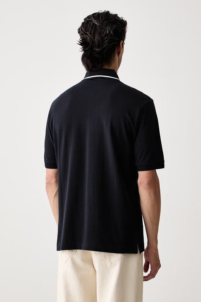 Odjeća Armani Exchange polo majica od pamuka XM002932.AF13026 mornarsko plava