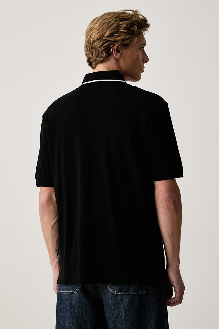 Îmbrăcăminte Armani Exchange Polo din bumbac XM002932.AF13026 negru