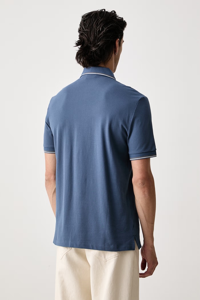 Oblečení Armani Exchange polo pánské bavlněné XM002921.AF13026 modrá