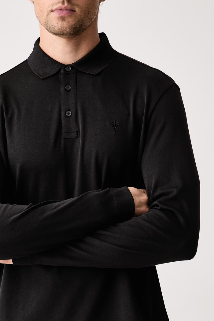 Odzież Joop! Longsleeve męski bawełniany 30104659 czarny