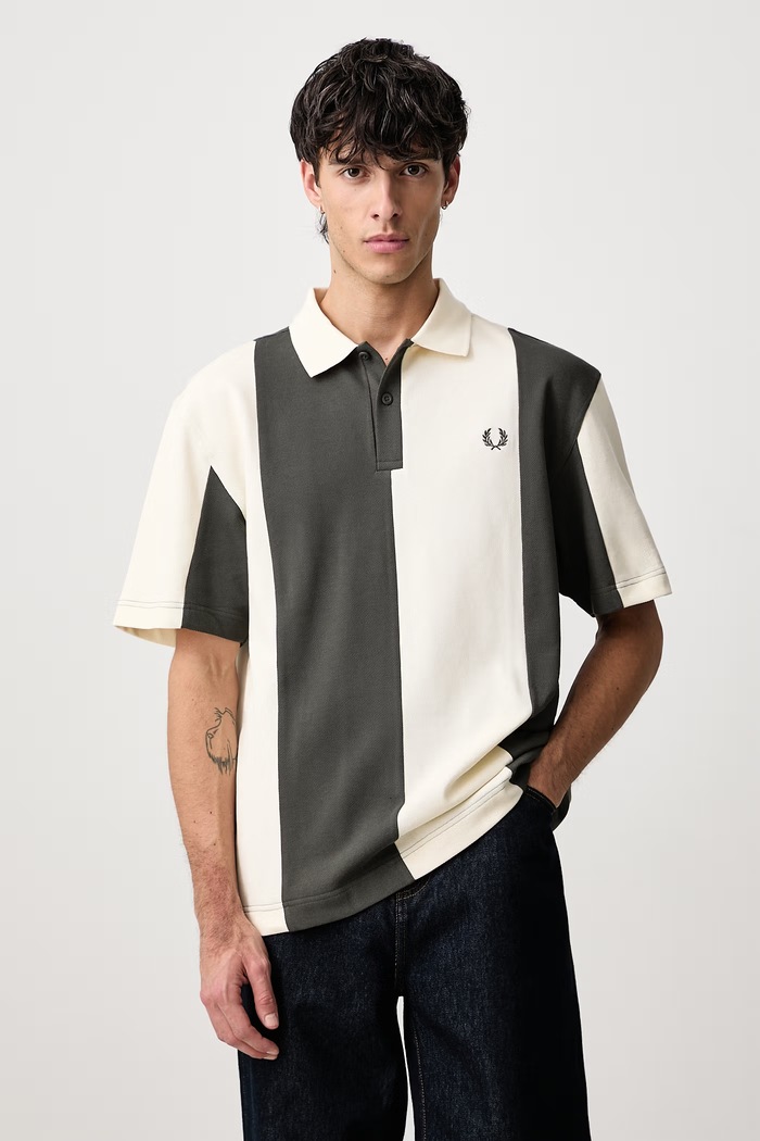 Fred Perry Polo bawełniane męskie beżowy M3392.560