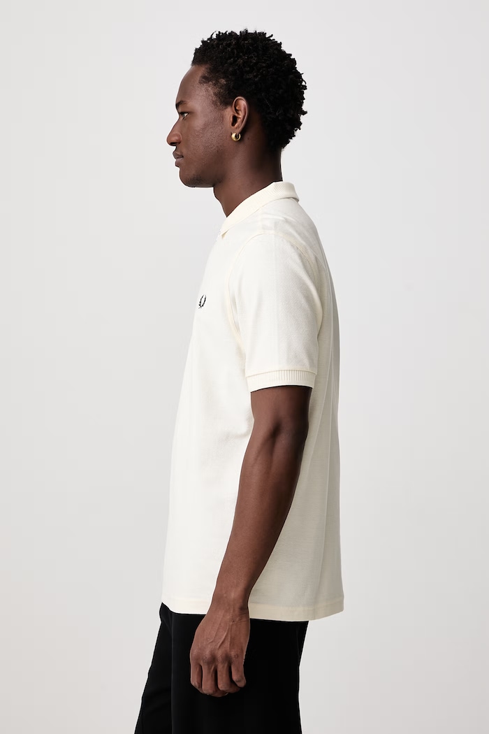 Polo męskie bawełniane Fred Perry M3400.560 beżowy