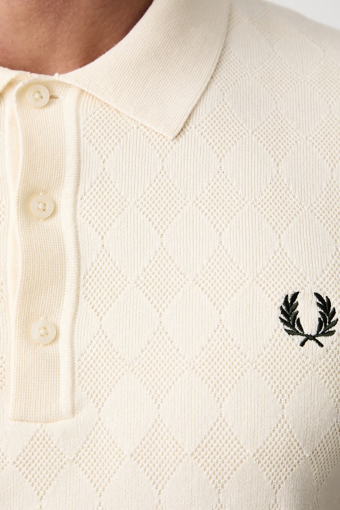 Fred Perry Polo swetrowe męskie bawełniane K3310.560
