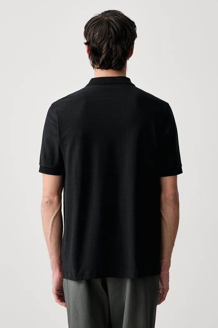 Odzież Fred Perry Polo męskie bawełniane M3400.102 czarny