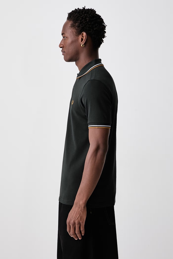 Polo męskie bawełniane Fred Perry M3600.78C zielony