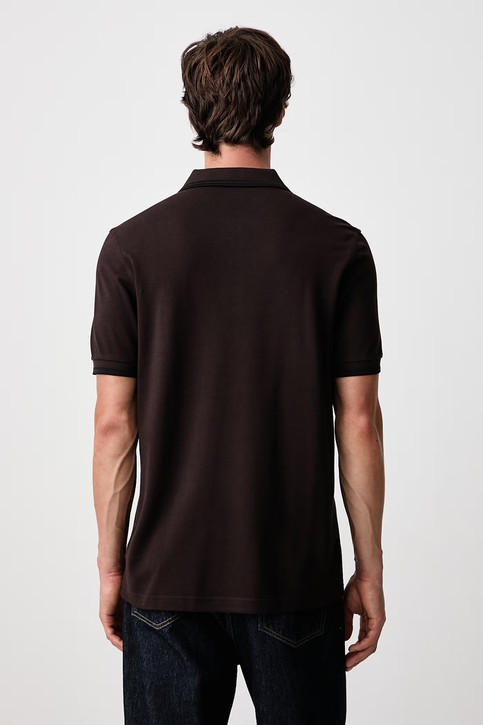 Odzież Fred Perry Polo męskie bawełniane M3600.86C brązowy