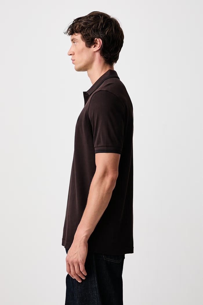 Polo męskie bawełniane Fred Perry M3600.86C brązowy