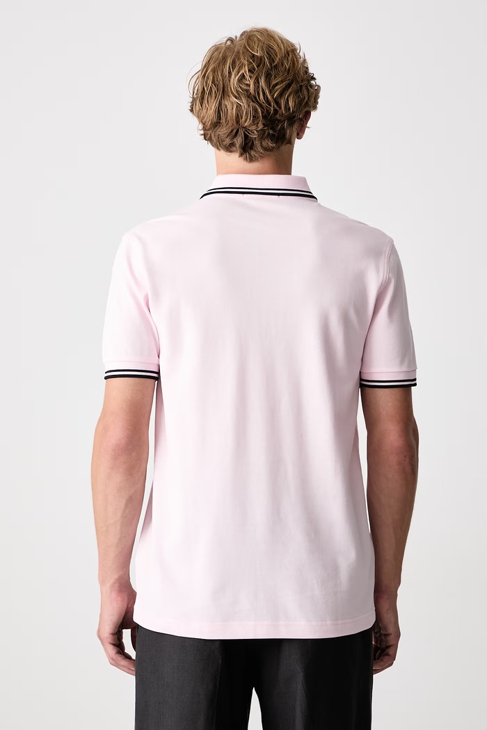Odzież Fred Perry Polo damskie bawełniane M3600.82C różowy