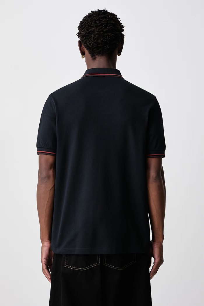 Odzież Fred Perry Polo męskie bawełniane M3600.75C granatowy