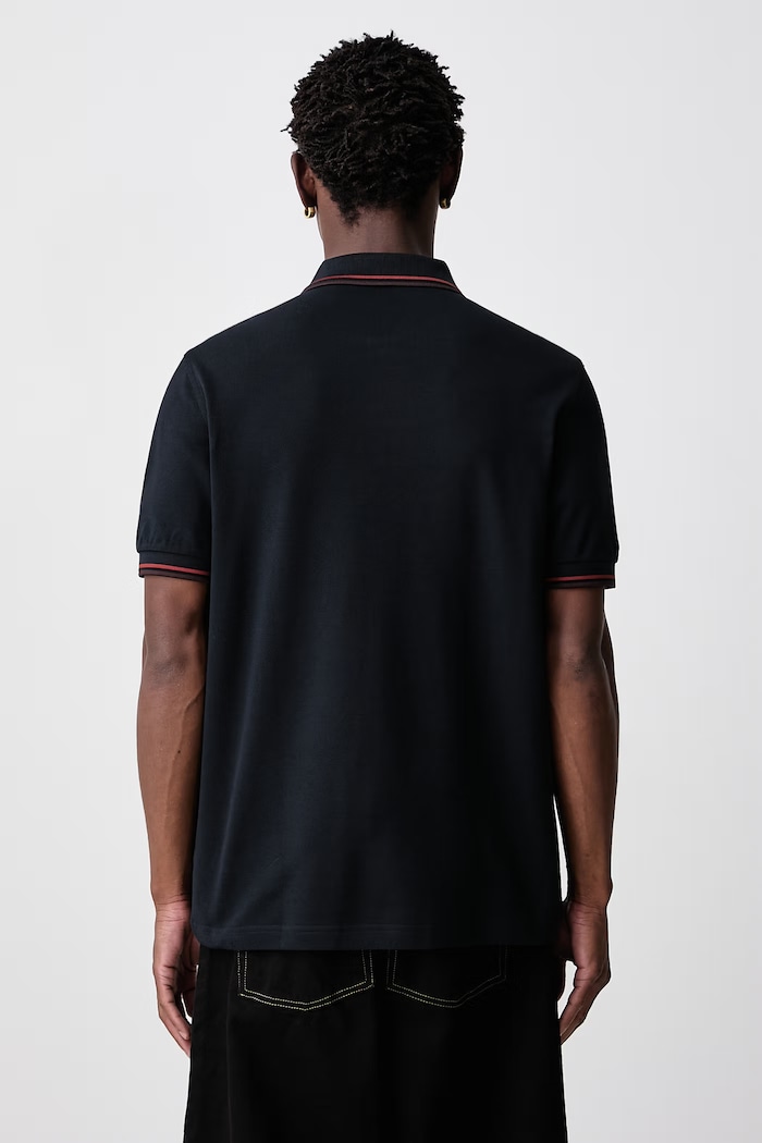Odzież Fred Perry Polo męskie bawełniane M3600.75C granatowy