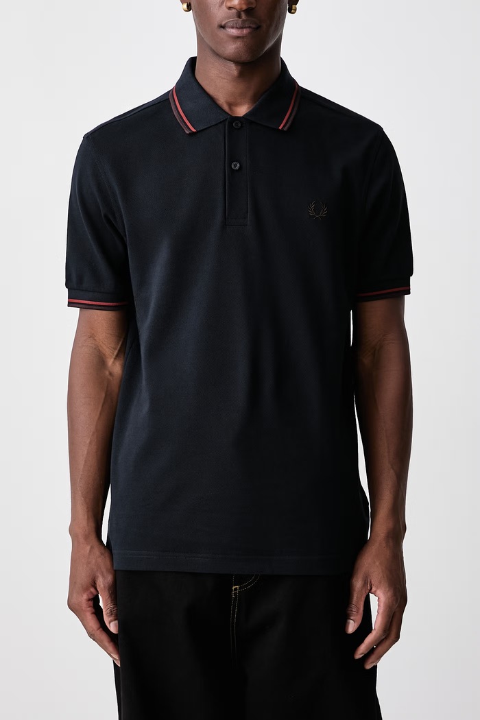 Polo męskie bawełniane Fred Perry granatowy M3600.75C