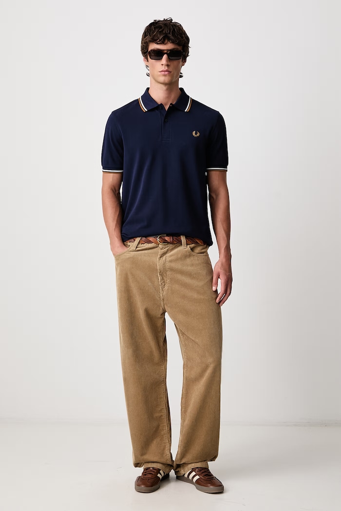 Fred Perry Polo męskie bawełniane M3600.73C niebieski AW26