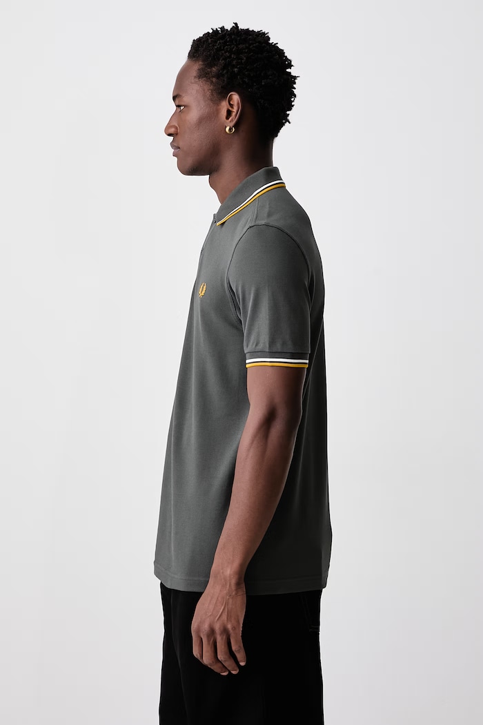 Polo męskie bawełniane Fred Perry M3600.77C zielony