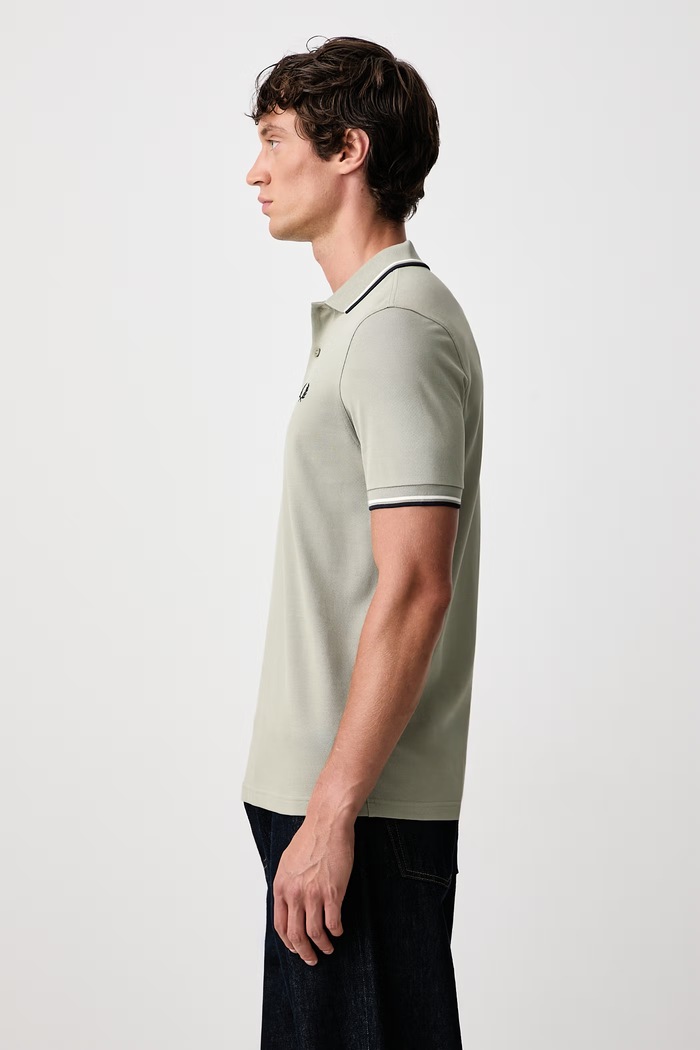 Polo męskie bawełniane Fred Perry M3600.76C zielony