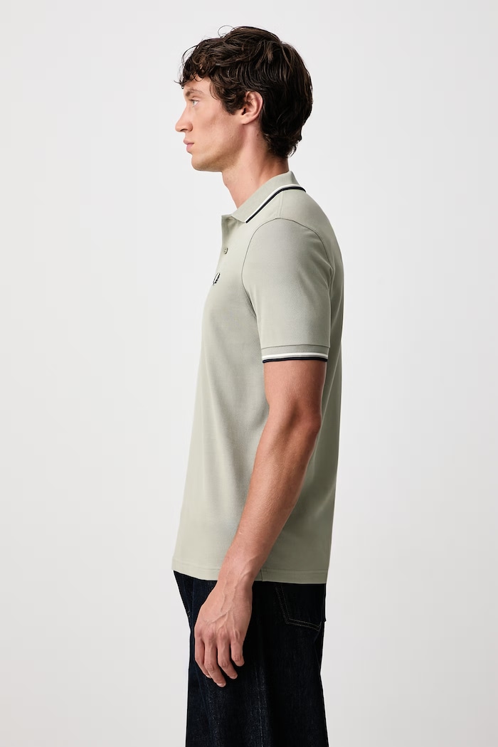 Polo męskie bawełniane Fred Perry M3600.76C zielony