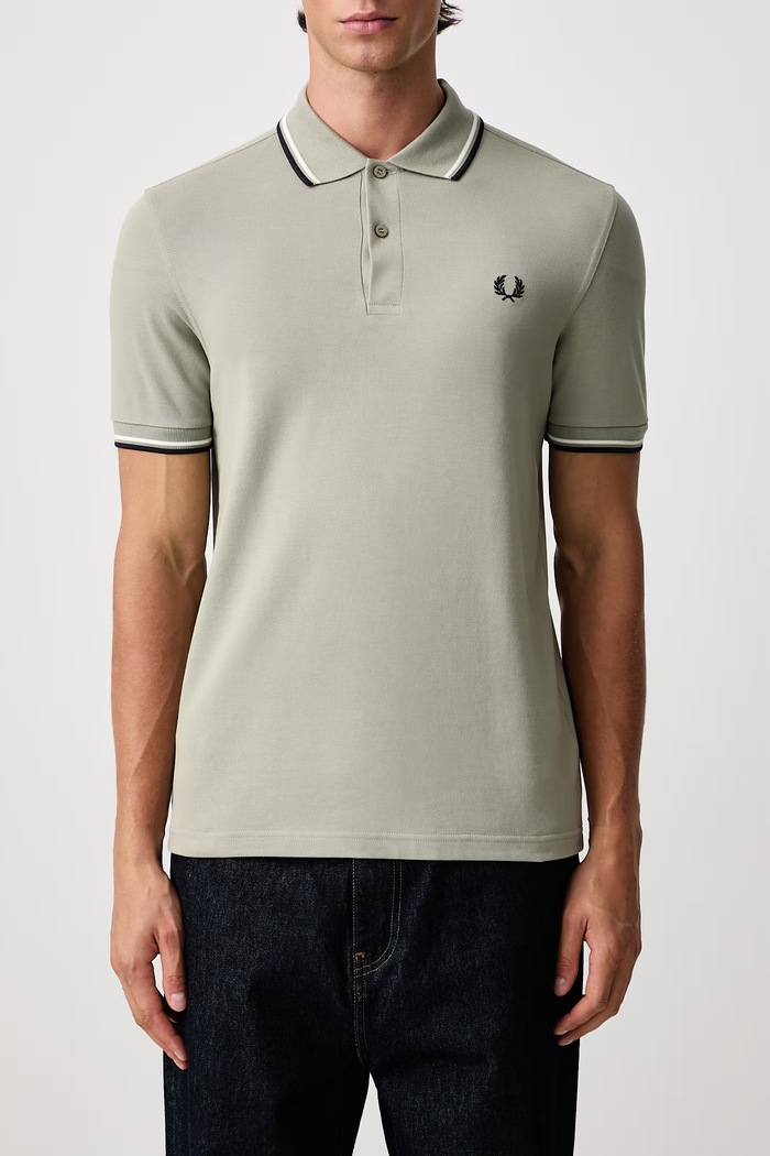 Polo męskie bawełniane Fred Perry zielony M3600.76C